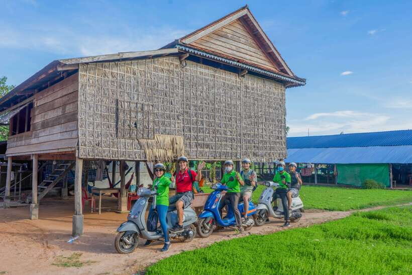 Siem Reap Countryside Sunset Vespa Tour or Tuk Tuk - Pickup, Timing, and What the First Hour Feels Like