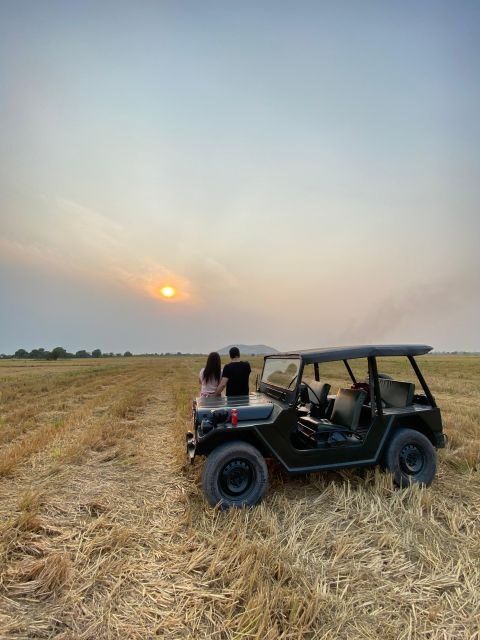Siem Reap: Guided Countryside Sunset Tour by Jeep - Lotus Ponds and Rice Fields: The Scenery You’ll Want to Slow Down For