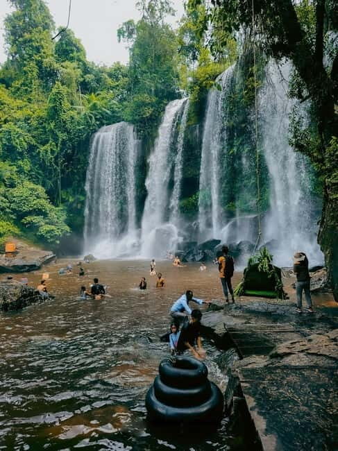 Siem Reap: Kulen Mountain, Beng Mealea, and Kampong Phluk - Kulen waterfall time: your breathing space in the middle