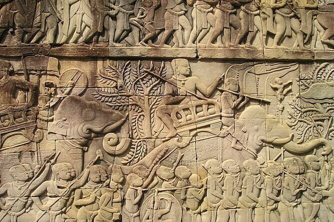 Siem Reap Sunrise Private Tour - The terraces inside Angkor Thom: Elephants and Leper King