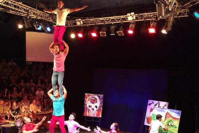 The Cambodia Circus, Phare At 19:00 PM - From Hotel Pickup to the Big Top at 19:00