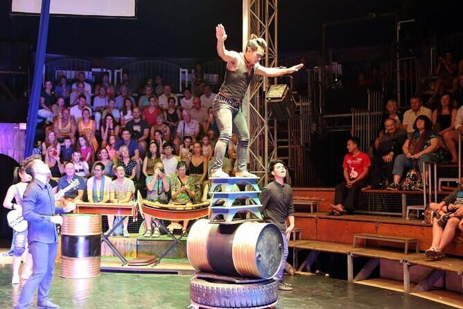 The Cambodian Circus Show and Pub Street Night Market - Phare Cambodian Circus: theater, dance, and circus as one story